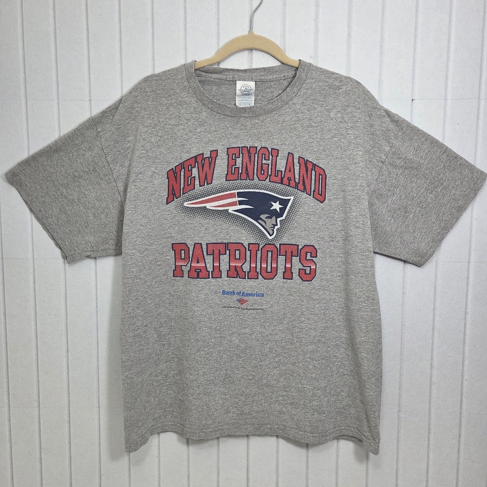 Delta‎ Vintage Gray New England Patriots Fan Tee Size XL